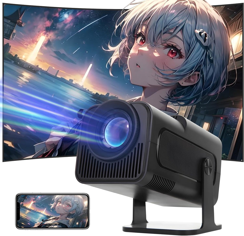 Mini Projecteur, HY320 Videoprojecteur, Natif 1080P 4K Projecteur avec Android 11, WiFi 6 BT 5.0, 150 Pouce-Magcubic