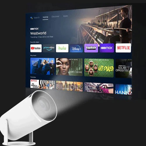 Projecteur Magcubique Portable, 4K, Android 11, HY300 Touriste, WiFi 1080P, 1280*720P-Magcubic